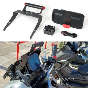Pre Honda ADV350 ADV 350 2021 2022 2023 Motocykel 22 mm GPS Držiaka Telefónu, USB Bezdrôtovej Nabíjačky Navigácia Stenu Mount Support