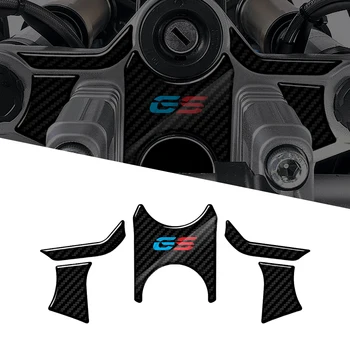 Pre BMW Motorrad R1200GS 2008-2012 3D Carbon-vzhľad Hornej Triple Jarmo Defender