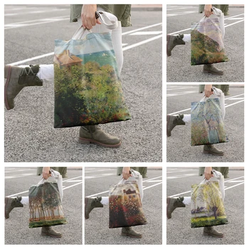 Cestovné puzdro, tote tašky pre ženy organizátor Shopper taška plátno Kozmetická taška pre make-up Skladovanie Shopper taška
