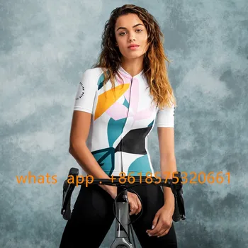 2023 Žien Cyklistika Dres Krátky Rukáv Tops Pro Team Cyklistické Oblečenie Vlastné Maillot Cyklistické Oblečenie Športové Rýchle Suché Tričko