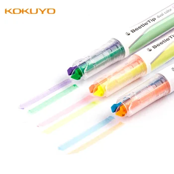 Japonsko KOKUYO Chrobák Tip Dual Farebné Pero, Zvýrazňovač farby Pera Označené PM-L303