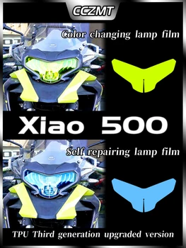 Pre QJMOTOR Xiao 500 svetlometu film ochranou priehľadného filmu, poškriabaniu opravy nepremokavá úprava auto svetlá
