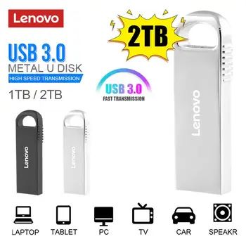 Lenovo kl ' úč 2TB USB Flash Disky vysokou rýchlosťou Pero Disk 1 TB Cle Usb Memory Stick U Diskov Darček pre Počítač/Iphone/Macbook/telefón