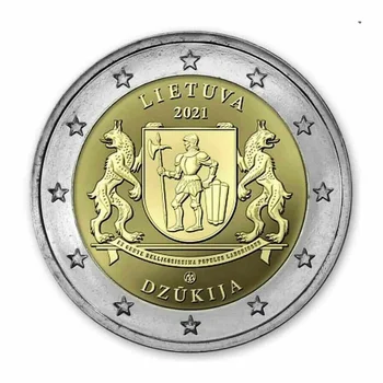 F0007 # Litva 2021. 2 €. Dzükija (UNC) UC #110