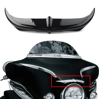 Motorka Kapotáže Obočie Prízvuk Kryt Dekoratívne Výbava pre 1996-2013 Harley Turné FLHX Electra Glide Lesklý Čierny ABS Plast
