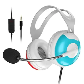 2020 NOVÉ WiredHeadphones 3,5 mm Stereo Herný Headset S Mikrofónom Hlasové Ovládanie Pre Prepínanie PS4 PC, Notebook, Telefón Počítač Hráč
