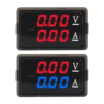 Aktuálne Meter LED Displej Voltmeter Ammeter pre Auto Auto Batérie Monitorovanie DC0-100V 10A Detektor AmpVolt Rozchod