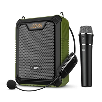 SHIDU M2000 Profesionálne Prenosné Dual Bezdrôtová Akustický Zosilňovač Hlasu Pre Učiteľov, Bezdrôtové