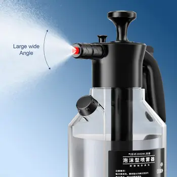 Spoľahlivé Pena Spray Viditeľné 2l Umývanie Áut Pena Spray Banku pre Bezpečné Multifunkčné Domáce Ručné Umývanie Áut One-touch Sprej