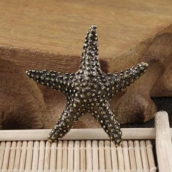 Vintage Mosadz Hviezdice Socha Bytového Zariadenia, Ozdoby Starožitné Medi Zvierat Miniatúrne Figúrky Stolové Dekorácie, Doplnky