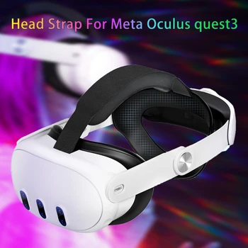 Hellodigi Hlavou Popruh Pre Meta/Oculus Quest 3 Nastaviteľné Elite Popruhu, Ľahký VR Hlava Pokryť Zvýšenú Podporu A Pohodlie Vo VR