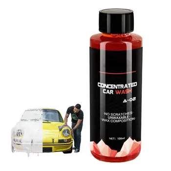 Auto Umyť Mydlom Vozidlo Umývanie Šampón 150ml Vysoká Pena Multifunkčné Vysoko Koncentrovaný Deep Clean & Obnovuje Auto Umyť Šampónom