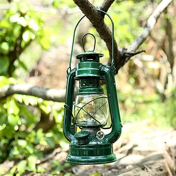 Retro Vintage Železa Petrolej Lampy Prenosné Štýle Stredomoria Olej Svetla Svietidlo Outdoor Camping, Turistika dekorácie Príslušenstvo