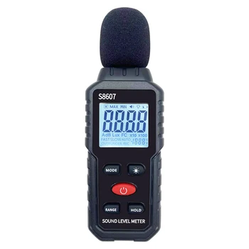 U50 Digitálne 30~130dB Decibelimeter dB Meter Zvukomer Meranie Zvuku Hladina Hluku Decibel Meter 0.1 dB Profesionálny Zvuk