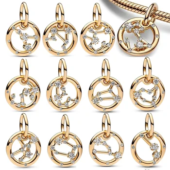 Súhvezdia Zlatý Prívesok Charms Šperky Pre Ženy Zadarmo Doprava Nové V Náramky, Luxusné Značky Originálne Módne Dovolenku Dary