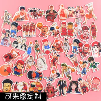 45pcs/veľa Klasické Japonské anime brošňa cartoon akryl odznak odznak telefón prípade patch keychain príslušenstvo batoh dekorácie