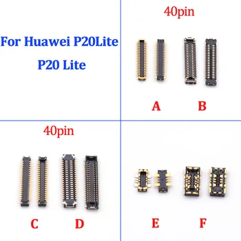 2 ks/veľa LCD FPC Konektor základnej Dosky PCB Konektor doske flex konektor USB board batérie, konektor Pre Huawei P20 Lite P20Lite