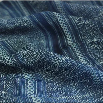Vysoko kvalitný čistý ramie textílie Tenký štýl v lete tissu High-end ručný Šaty Šaty textílie