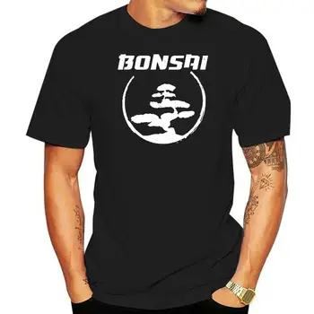 Fashion Tričko 100% Bavlna Dostať Bonsai Strom Zen Budhistický Japonský Záhradné Umenie biele pánske tričko krátky rukáv