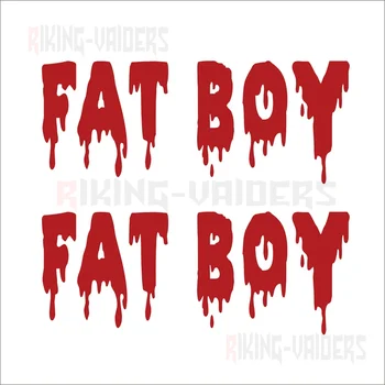 Vlastný Vinyl Odtlačkový Nálepky KRVI List Obtlačky Palivovej Nádrže Samolepky Pre Harley Softail FLSTFB Fat Boy
