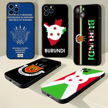 Burundi Národnej Vlajky erbom Telefón puzdro pre Iphone 13 12 11 14 Pro Max X XR XS 12 13 Mini 7 8 Plus 2020 Se Kryty Telefónu