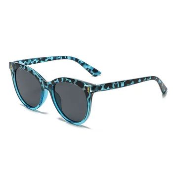Nové Módne Veľké Rámom slnečné Okuliare pre Ženy Trend Osobnosti Leopard Okuliare Anti-UV slnečník Okuliare 2024 Gafas De Sol
