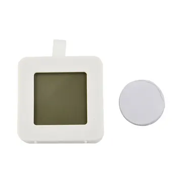 Vnútorné Teplomer LCD Smart Vlhkomer Teplota Vlhkosť Monitorovanie Počasia, Hodiny Digitálne Vysokú Presnosť Snímača Vlhkomer