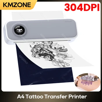 304dpi Paperang F2s Bluetooth Prenosné A4 Tepelnej Tlačiarne na Tetovanie Vzorkovníka Prenos Tetovanie Papier 2v1 Android IOS s 1 Role