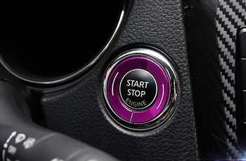 Príslušenstvo pre Vozidlá Spínač Zapaľovania Krúžok na Tlačidlo Štart Krúžok Prepínač Dekorácie Auta Styling na Nissan X-Trail 2014