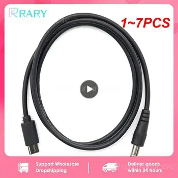 1~7PCS Black DC Napájací Kábel 5,5 mm x 2.1 mm Samec na 5,5 mm x 2.1 mm Samec Konektor Konektor Predlžovací Kábel pre CCTV Bezpečnostné Kamery