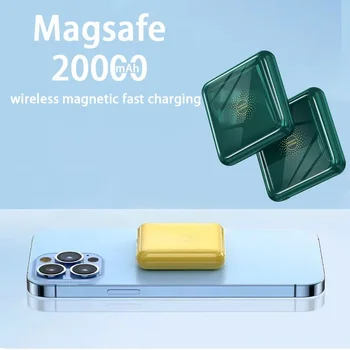Mini Magsafe Power Bank 50000mah Malý Prenosný Telefón Externé Napájanie Bezdrôtového Rýchle Nabíjanie Magnetické Power Bank
