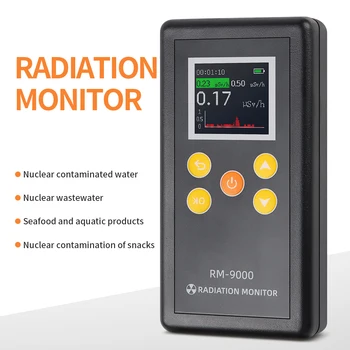 Jadrové Žiarenie Detektor Žiarenia Dozimeter Monitor geigerovy RM-9000 Pre Nemocnice, Laboratória Domov, Priemyselné Pouţitie