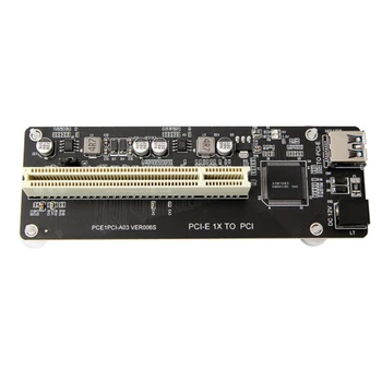 PCIE PCI-E slot karty PCI Express X1 PCI Stúpačky Karty Autobus Karty Vysoká Účinnosť Adaptér Prevodník USB 3.0 Kábel pre Stolné PC
