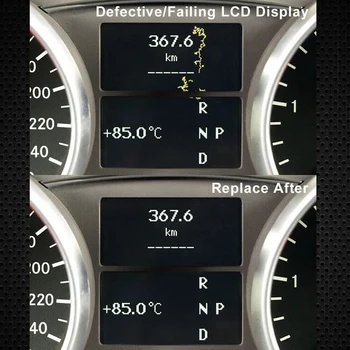 Auto Rýchlomer Panel Displeja Pre Mercedes Benz ML W164 GL X164 LCD Displej Náhradné Diely
