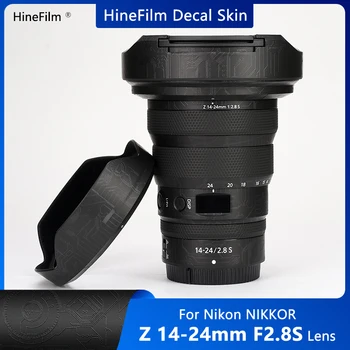 Nikkor 14-24 F2.8 Objektív S Otlačkom Kože pre Nikon Z 14-24mm f/2.8 Objektív S Nálepkou Roku 1424 F2.8 Anti Scratch Zábal Kryt Ochranný Film